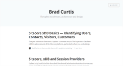 Desktop Screenshot of bradcurtis.com