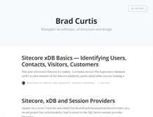 Tablet Screenshot of bradcurtis.com